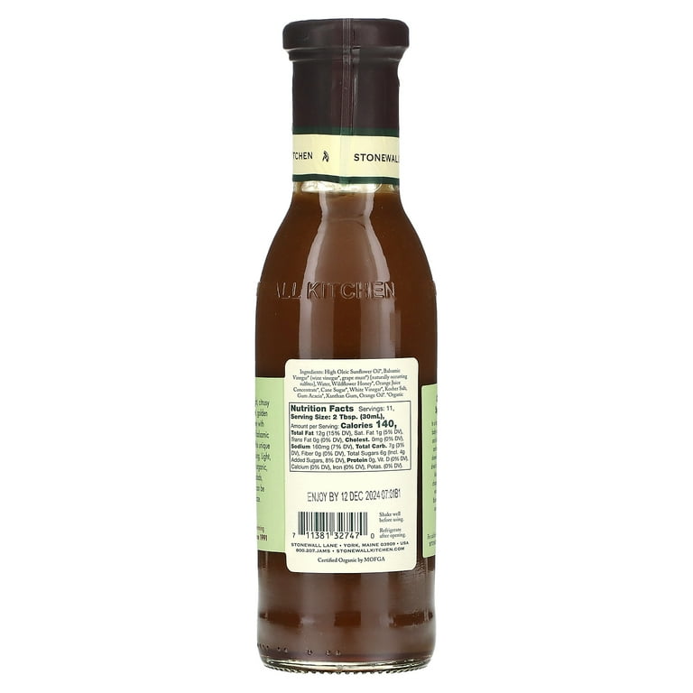 stonewall kitchen organic honey orange balsamic dressing Stonewall Kitchen Organic Honey Orange BlsmcDrsg, 8 fl oz