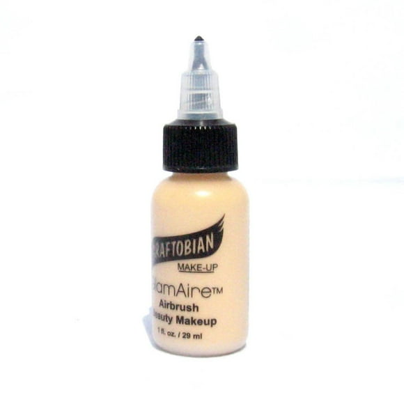 Maquillaje con aerógrafo GlamAire de Graftobian - Base con aerógrafo de alta definición Fórmula profesional para un uso duradero para maquilladores y aficionados a la belleza Fabricado en EE. UU. Silk