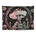 thumbnail image 5 of BCIIG  Mushroom Tapestry Boho Mandala Pattern with Pink Mushroom Wall Tapestry Black and White Star Tapestry Wall Hanging for Bedroom Living Room Teen Dorm Party Home Decor, 5 of 6
