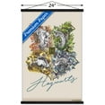 thumbnail image 3 of The Wizarding World: Harry Potter - Flower House Crest Wall Poster with Wooden Magnetic Frame, 22.375" x 34", 3 of 5