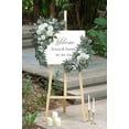 thumbnail image 3 of 2-Pack Sage Green & White Wedding Flower Swag Set, Large: 35.43"L x 14.56"W, Small: 24.80"L x 12.99"W, Artificial Flowers for Wedding Arch, Ceremony, Table Centerpieces, Wall Hanging, 3 of 9