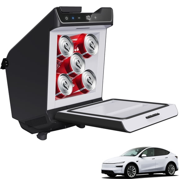 cooboom Tesla Model Y Juniper 2025-2026 Exclusive Car Refrigerator, 3.6L Cooler and  Warmer, Camping, Commuting, Sports, Traveling.
