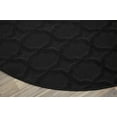 thumbnail image 2 of Garland Rug Sparta Black Round Indoor Area Rug, 5' x 5', 2 of 6
