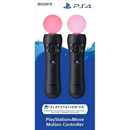 Refurbished Sony PlayStation Move Sony Lot Of 2 PCS Black For PlayStation 4 Micro USB Model (Best Playstation 4 Model)