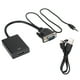 thumbnail image 3 of Cable convertidor Nikou VGA a HDMI Estándares líderes en la industria, 3 of 8