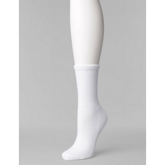 No nonsense Men's Cushioned Crew Socks 6 Pair Pack, Shoe Sizes 6-12