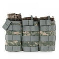 thumbnail image 2 of Triple Accessory Kit Pouches Tactical Pouch Sundries Bag ACU Portable Storage Bag for Outdoor Camping Hiking Hunting, 2 of 4