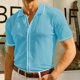 thumbnail image 1 of pstuiky camisetas de hombre, Camisa deportiva de manga corta con cuello vuelto y botones para hombre camisetas de hombre xl, 1 of 6