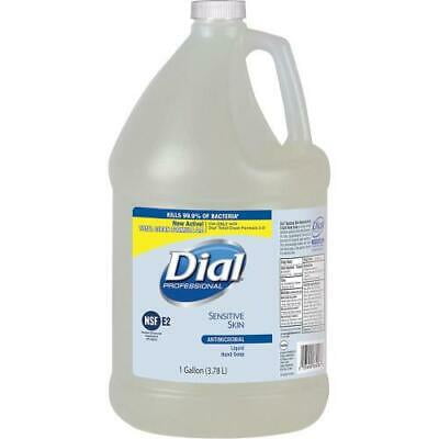 Dial Sensitive Skin Antimicrobial Soap Refill - 1 gal (3.8 L) - Kill Germs - Skin, Hand - Clear - Antimicrobial - 1