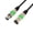 Green, variant on 3 Pin XLR Microphone Cable, Male to Female Cord for Mixer Studio Use and Live Stage Wiring