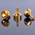 Bekayaa 4 Pack of Small Gold Funnels with Mini Pipettes for Precise