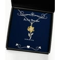 thumbnail image 1 of Cool Stepmother Gifts, Big Stepmother Energy, Sarcastic Christmas Sunflower Pendant Necklace Gifts for Mom, 1 of 5