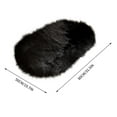 thumbnail image 3 of Matoen Fluffy Bedroom Rug 20"x31.5", Shaggy Area Rug for Bedroom Bedside, Soft Oval Throw Rugs Carpet for Living Room Kids Girls Home Decor, 3 of 6