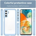 thumbnail image 2 of Decase for Samsung A35,Shockproof Case Flexible TPU & Hard Clear Acrylic Anti-Scratch Ultra Slim Transparent Rugged Case Cover Designed for Samsung Galaxy A35 - Blue, 2 of 8