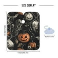 thumbnail image 4 of JSTEL Halloween Pumpkin Skull Scary Waterproof Barber Cape for Men Women Beard Shaving Bib Apron Professional Hair Cutting Cloth, 65 x 55 inch, 4 of 6