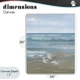 thumbnail image 4 of Stupell Industries Rustic Lodge Sanderlings on Gentle Waves Canvas Art, 24 x 30, by Nan, 4 of 8