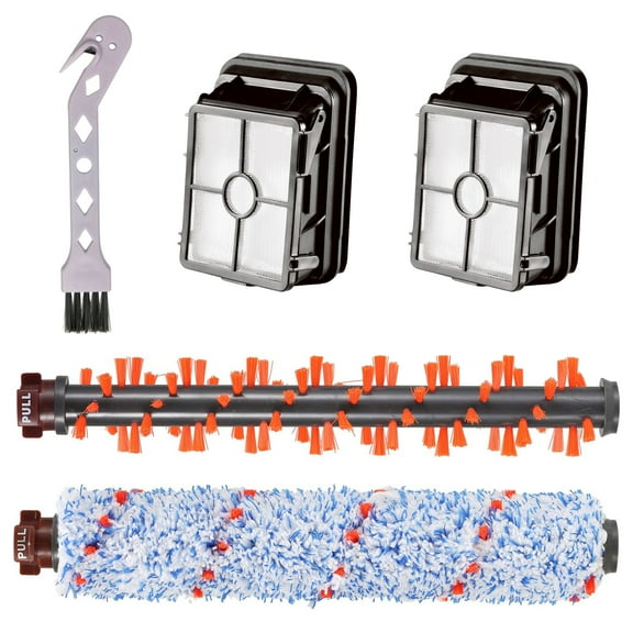 Replacement for Bissell CrossWave Vacuum Cleaner 1785/2306 Series (Combo Pack) Multi Surface Brush Roll 1868, Area Rug Brush Roll 1934 & Vacuum Filter 1866. Replaces Part #1608683, #160-8683, #1608684
