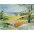 thumbnail image 2 of Loreth, Lanie 14x12 White Modern Wood Framed Museum Art Print Titled - Distant Ocean View, 2 of 4