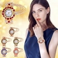 thumbnail image 1 of Xihbxyly Reloj de Pulsera de Aleación de Moda, Elegante Reloj de Cuarzo, Elegante Esfera Redonda, Diseño Ligero, Ideal Como Regalo para Mujer, Diámetro de Esfera de 3,2 Cm, Correa de Aleación, 19 Cm, 1 of 2