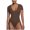 Coffee, variant on Holloyiver One Piece Body Shaper for Women Firm Tummy Compression Bodysuit Shaping with Butt Lifter Short Sleeve Erogenous Basics Versatile Solid Tight Fitting Cutout Jumpsuit Coffee
