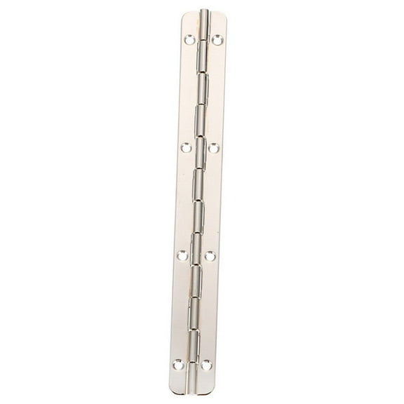 Stainless Steel Piano Hinge Heavy Duty Continuous Folding Hinge for Jewelry Box Wooden Crafts Cabinet Tool Box Door Hardware 20cm/7.86in Length Pre-Drilled Holes Easy Installation