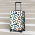 thumbnail image 3 of Wukai Art Of Livings Elastic Luggage Cover: Personalized Protection for Your Suitcase - Fits 19~29-inch, Washable & Durable Travel Companion-X-Large, 3 of 8