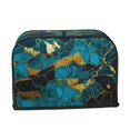 thumbnail image 2 of Sikiie Watercolor Blue Marbled Toaster Covers 2 Slice Dustproof Toaster Cover Bread Machine Cover, Dustproof Cover - 11.4" x 7.5" x 7.9", 2 of 7