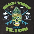 thumbnail image 5 of Wild Bobby Beach Vibes Till Die Men Premium Tri Blend Tee, 5 of 5