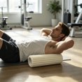 thumbnail image 6 of High Density EVA Foam Roller Deep Tissue Muscle Massage Tool For Yoga Pilates Stretching Beige, 6 of 6