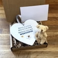 thumbnail image 2 of Gran Oso de Peluche en Forma de Corazón de Madera Bolsillo Oso de Peluche Abrazo Regalo Mini Oso de Peluche, 2 of 6
