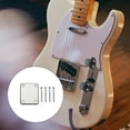 thumbnail image 1 of Raindrops Electric Guitar Part 1 Set Neck Plates Metal Rectangular for Musicians Performance Recording Practice, 1 of 6
