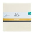 thumbnail image 3 of Mainstays Basic Value Microfiber Bed Sheet Set, Vanilla Dream, Twin-XL, 3 Piece, 3 of 7