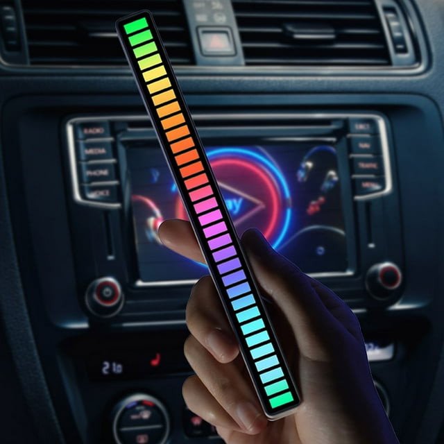 stanreset Colorful Music Atmosphere Light For Outstanding Spaces Accurate Pickup (Set of 2) - White