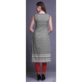 thumbnail image 4 of Bimba Tuniques Droites pour Femmes Imprimées Sans Manches Kurti Décontractée Robe Moyen, 4 of 5