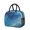 Black-5, variant on Insulated Lunch Bag for Women, Floral Print Oxford Fabric Lunch Box, Leakproof Thermal Cooler Tote for Work, School & Picnic, Turquoise Marble Pattern
