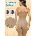 thumbnail image 5 of Tummy Control Shapewear for Women Seamless Bodysuit Overbust Corset Top Mid Thigh Body Shaper Shorts, 5 of 8