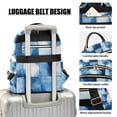 thumbnail image 3 of FORMRS Mini Backpack Purse for Women Travel Daypack Casual Shoulder Bag, Blue Pattern, 3 of 7