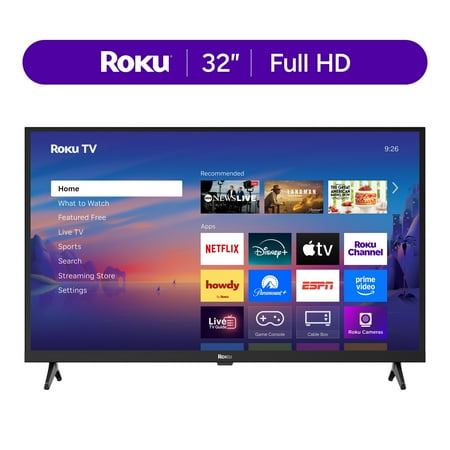 Roku Smart TV 2025 – 32-Inch Select Series  1080p Full HD TV – Roku TV with Voice Remote