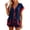 D201 Purple, variant on Likimi 2 Piece Sets For Women With Tassels Shorts Sleeve V Neck Solid Color Pocket Top With High Waist Shorts Summer Breathable Soft Outfit Set Blue Size L