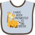 thumbnail image 3 of Inktastic I Have Been Promoted to Big Sister Girls Baby Bib, 3 of 4