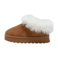 thumbnail image 6 of bebe Toddler Girls' Platform Boots – Microsuede Bootie with Faux Fur, Comfy Platform Shoes for Toddlers, 6 of 9