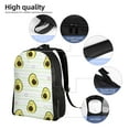 thumbnail image 5 of Cauagu Avocado of a Hear Print Backpacks,Travel Daypack Casual Laptop Backpack Bookbag Fits 15 Inch Computer for Men Women, 5 of 8