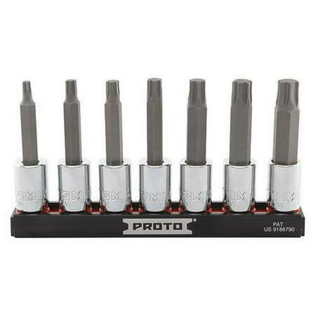

Proto 3/8 in Drive Socket Bit Set Metric 7 pcs