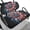 American Flag Flower, variant on Binienty Sea Turtle Golf Cart Front Seat Covers 2 Passenger EZGO & Club Car Hibiscus Floral Golf Cart Seat Covers Soft All Weather Golfcart Protection Set 2 Pack