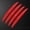 Red, variant on 4PCS Car Door Edge Anti-collision Protector Bar Stickers Silicone Side Protection Guards Rear View Mirror Cover Protection Strip