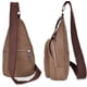 thumbnail image 4 of Bolso de pecho informal para hombre, bolso deportivo de lona para hombre, bolso pequeño, bolso de hombro pequeño multifuncional para exteriores, moderno, 4 of 5