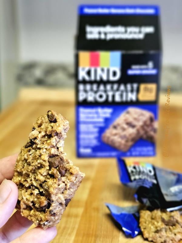 Pack of 5, Kind Peanut Butter Banana Dark Chocolate Breakfast Protein Bars, 10.58 oz