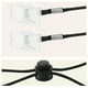 thumbnail image 4 of 4 pinzas para servilletas, cadena flexible para servilletas, para uso diario en casa y viajes. Negro, 4 of 8