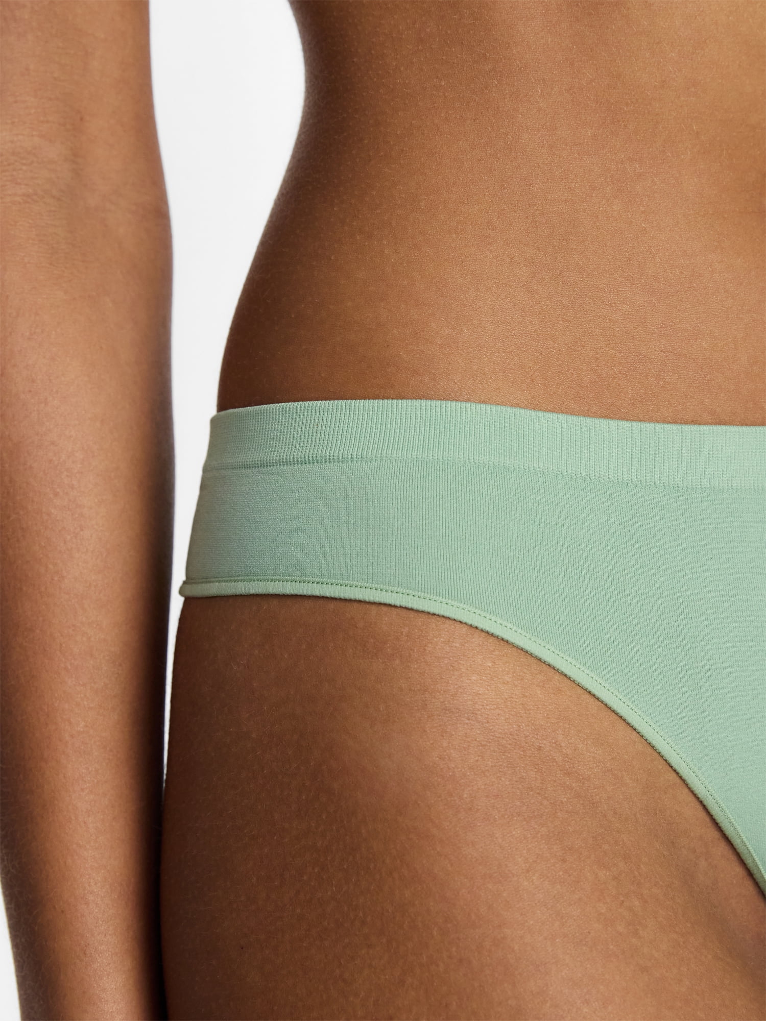 No Boundaries Seamless Thong Panties, 3 Pack, Women's XS-XXXL