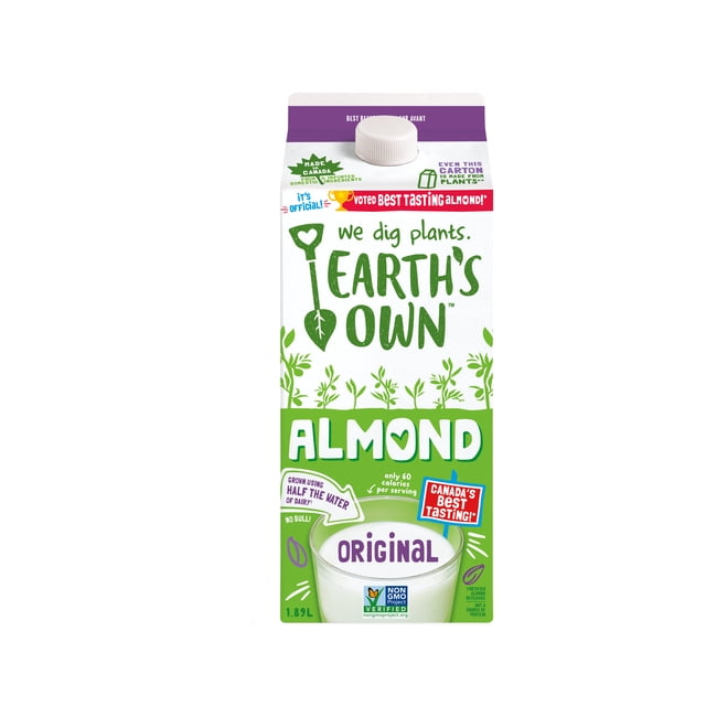 Earth's Own Boisson à l’amande Originale, 1.89 L